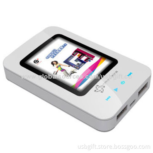 Power Bank, 2014 Latest Design with Multifunction USB and Flashlight, Hot Sale